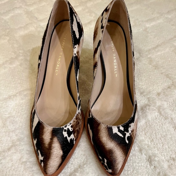 Loeffler Randall Remy Calf Hair Pumps Heels Boot 7.5 - Picture 4 of 10